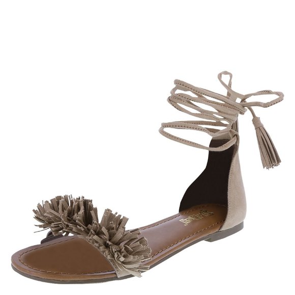 Brash Women's Trixie Tie Up Sandal - Picture 1 of 5